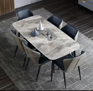 Modern Sets Decoration Dining Table Style Kitchen Tavolo Rotond Dining