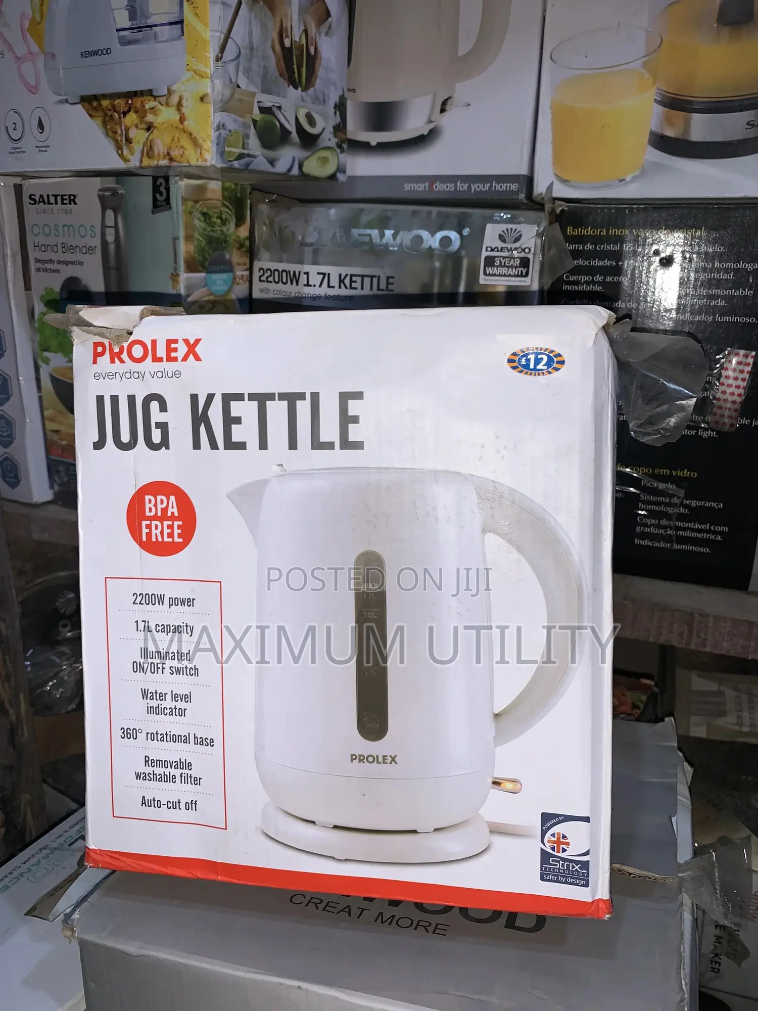 Prolex 1.7 Liters Electric Kettle