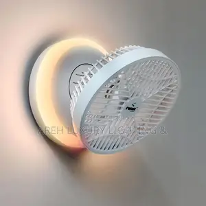 Portable Wall-Hanging Rechargeable Usb Electric Folding Fan Nightlight
