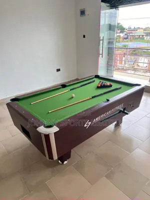 American Fitness Marble and Coin Operated Snooker Board