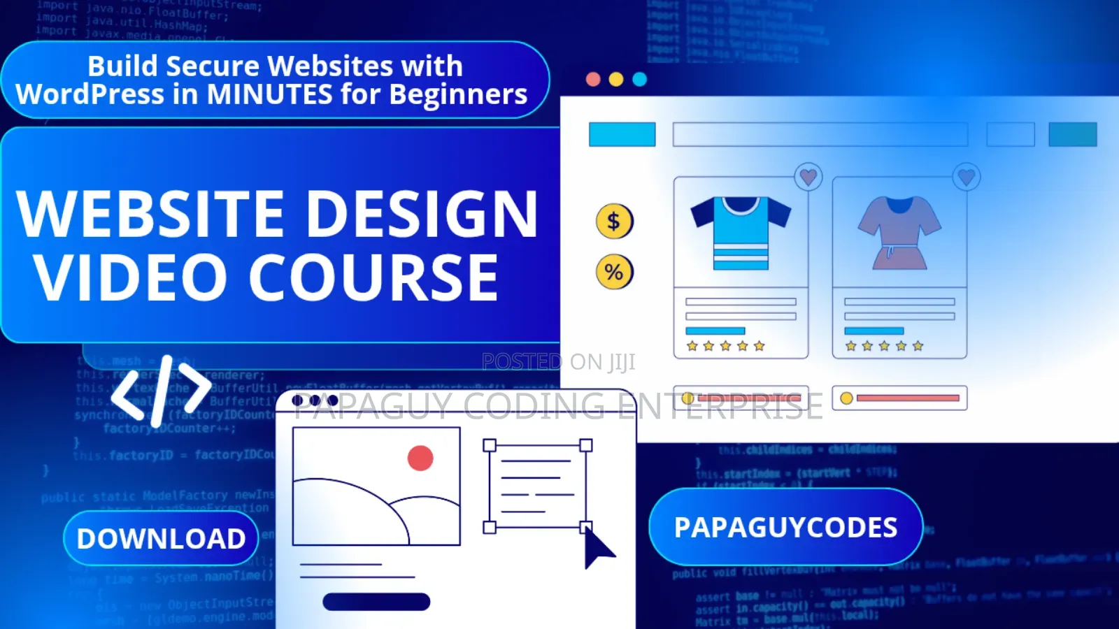 E-Commerce Website Design Downloadable Video Course