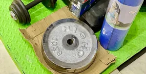 10kg Chrome Weight Plate(Pair)Olympic Gym Plates for Strength Training