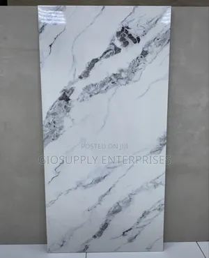 Polished Calacatta Grey Glazed Vitrified Porcelain Tile