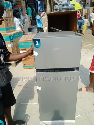 124 Liters Hisense Double Door Refrigerator With Fast Freezing.