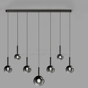 1200mm 7 Glass Led Luxury Pendant Light Chandelier