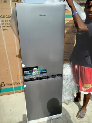 Hisense 225 Liters Half and Half Double Door Refrigerator.