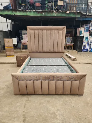 Brand New Upholstery Padded Quee Size Bed.