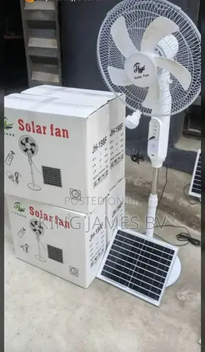 Solar Rechargeable Standing Fan