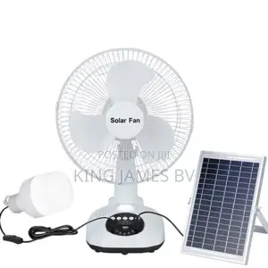 Solar Rechargeable Table Fan