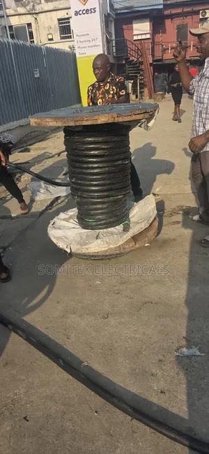 Drum of 95mmx4core Amoured Cable