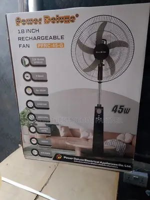 Power Deluxe Rechargeable Fan