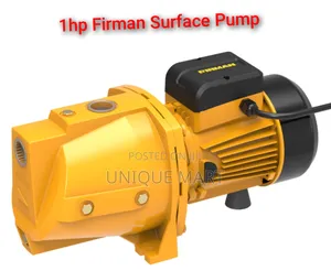 1hp Surface Water Pump. Brand: Firman. 100% Copper Coil.