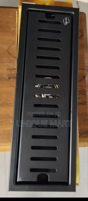 30 Cm Quality Black Steel Floor Drain With Non-return Valve