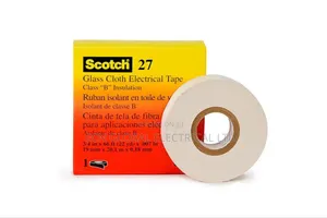 3m Glass Cloth Electrical Tape 27 – 3/4" X 66ft, Heat Resistant.