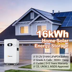 High-Density 16kwh Dawnice 51.2v 314ah Wall Energy Pack