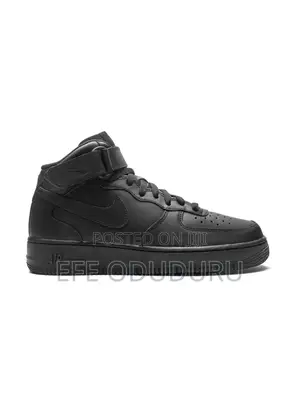 Original Nike Air Force 1 Black | Size (Us 10) (Uk 9) (Nigeria 44)