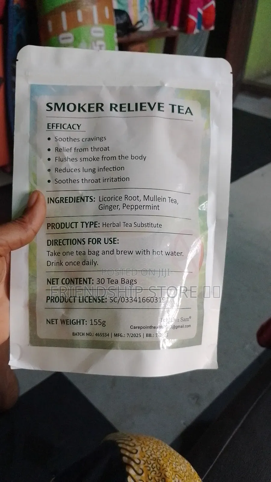 Smokers Relieve Tea
