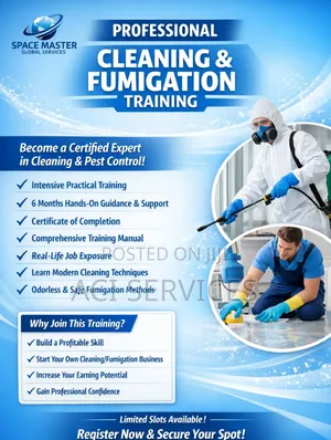 Become a Cleaning and Fumigation Expert in 3 Days