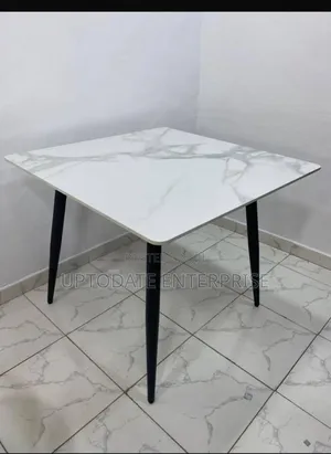 Single Square Marble Dining