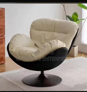 Swivel Accent Chair Black Mix