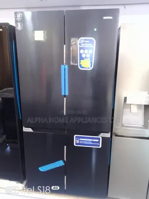 Bruhm Inverter Refrigerator Side-by-Side 551l Black Colour