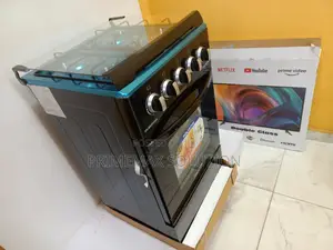 High-Quality Polystar 4 Burner Gas Range – Standing Model With Oven
