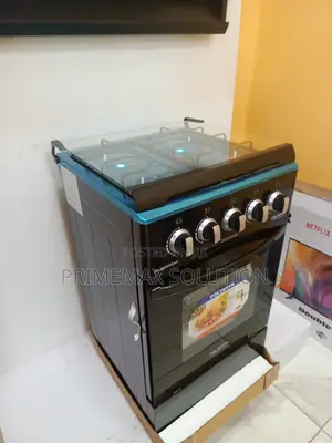 Affordable Luxury: Polystar 4 Burner Standing Gas Cooker With Grill