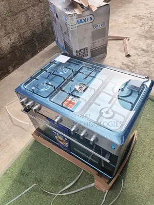 Maxi 90x60 Gas Stove - 5 Burners 110l Space