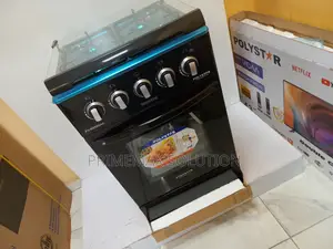 Efficient Polystar 4 Burner Standing Cooker for Large Families