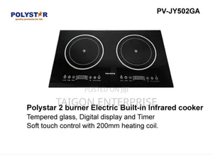 2 Burners Electric Built in Infrared Cooker
