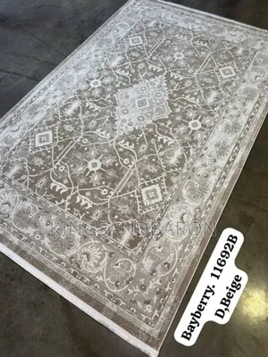 7x10fts D Beige and Beige Turkish Center Rug