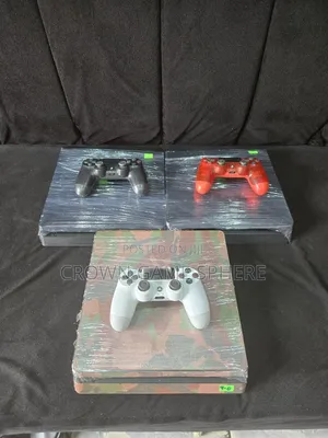 Clean Hacked Ps4 Slim 9.00 and 12.02 With 6 Games Each 1 Pad