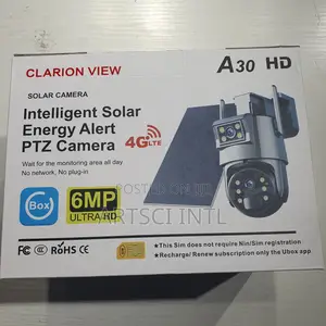 A30 6mp Ubox Solar Camera 4glte. Sim Included