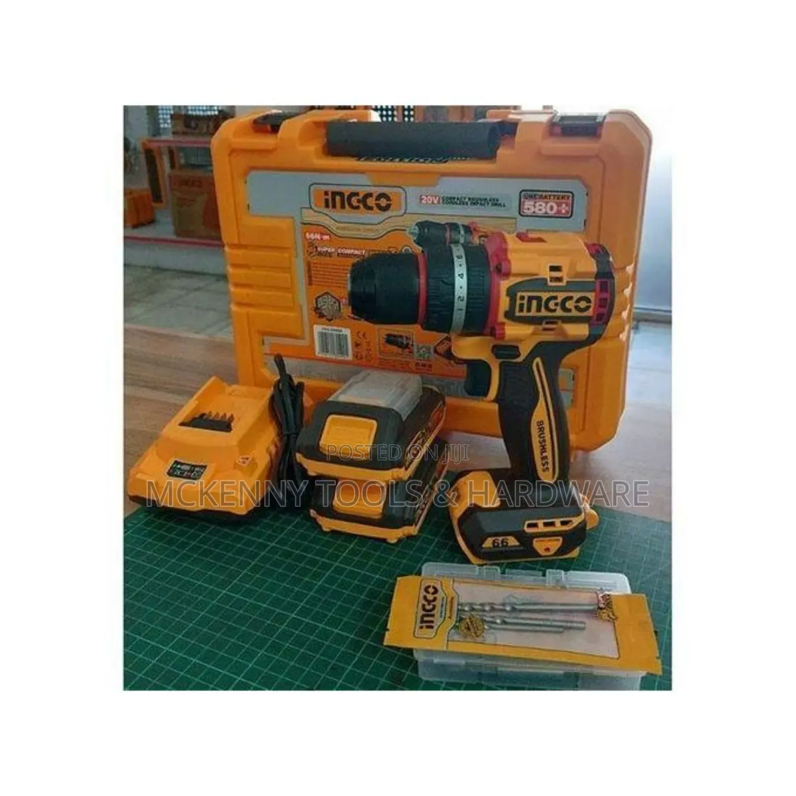 Ingco 20v Compact Brushless Cordless Impact Drill