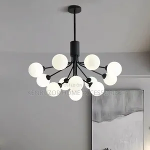 12 Balls Modern Design Luxury Pendant Light Chandelier