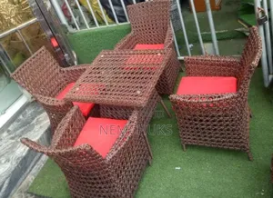 4-Seater Rattan Patio Furniture Set