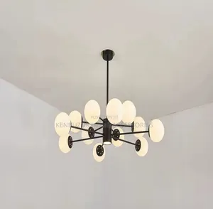 12 Glass Luxury Pendant Chandelier