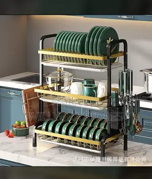 3 Tier Plate Rack Dish Drainer Dish Drainer Rack Holder