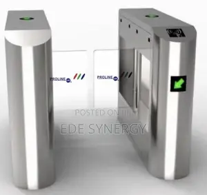 Single Passage Flap Barrier Turnstile Half Height