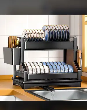 3 Tier Plate Rack Dish Drainer Dish Drainer Rack Holder
