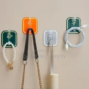 6 in 1 Multifunctional Colourful Wall Hooks