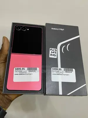 New Samsung Galaxy Z Flip7 256 GB Red