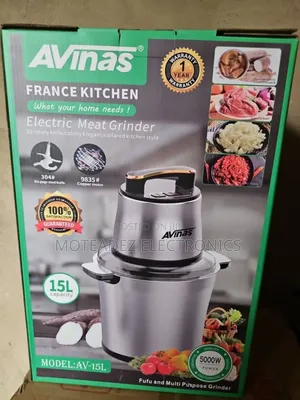 Avinas 15l Copper Coil Yam Pounder Multifunctional Food Processor