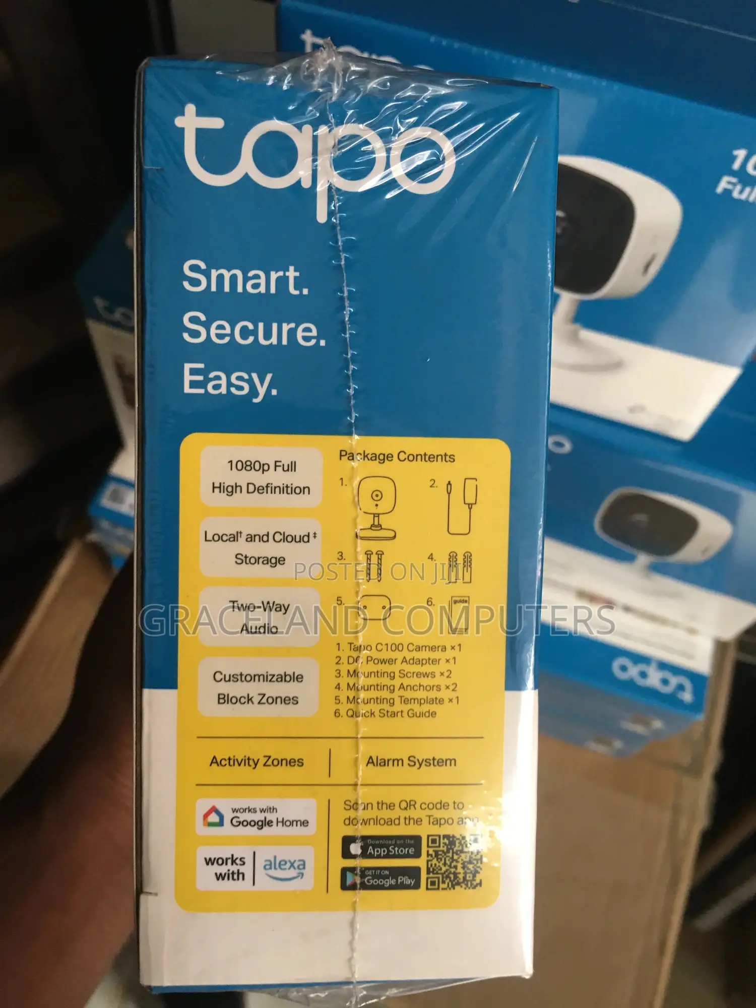 Tp-Link Tapo C100 | Home Security Wi-Fi Camera