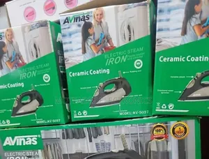 Avinas Heavy Duty Steam Iron With Ceramic Coating Non-Stick Soleplate