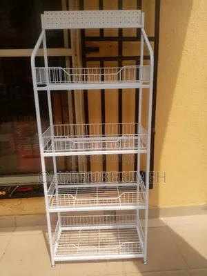 White Steel Snacks Basket