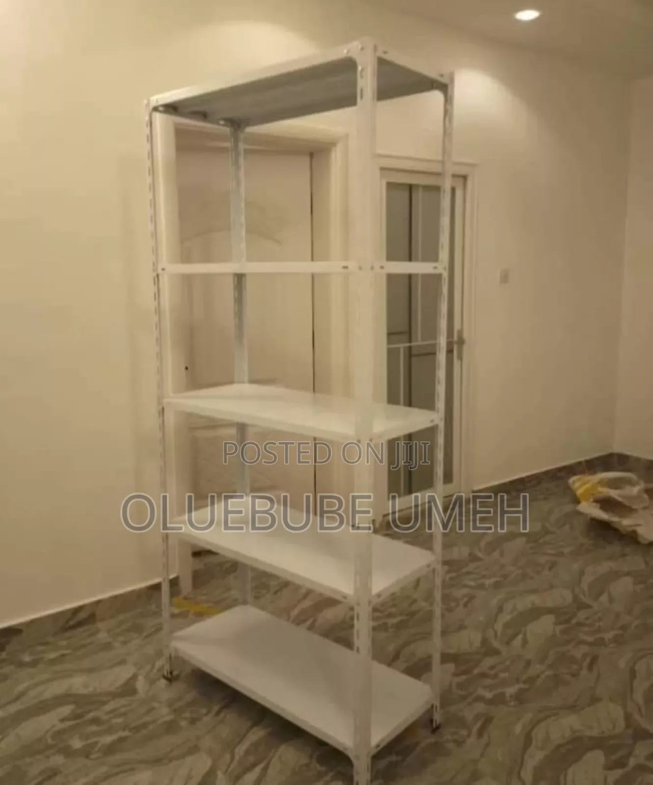 White Angle Rack for Stores