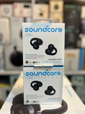 Soundcore C50i by Anker Open Ear Earbuds, Clip-on Headphones Over Ear