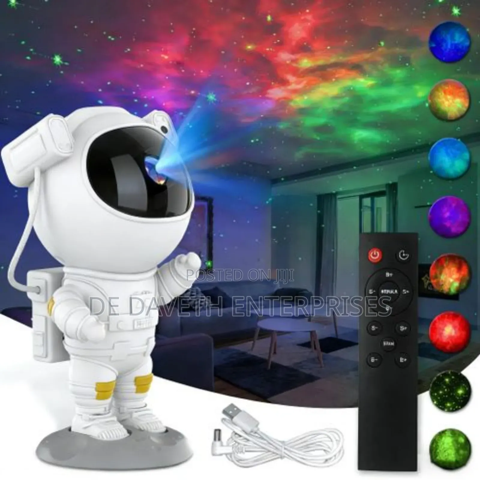 Astranout Galaxy Led Light Projector With Remote Control
