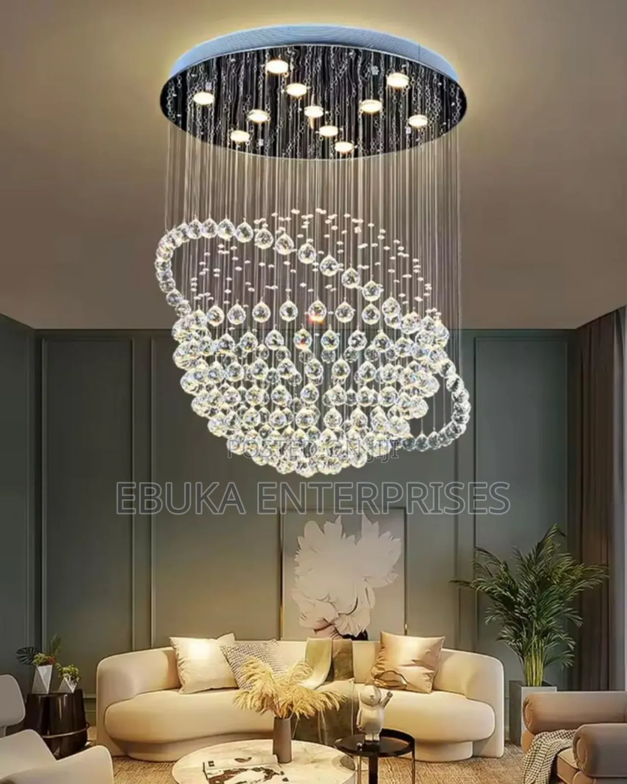 Chandelier Dropping Light